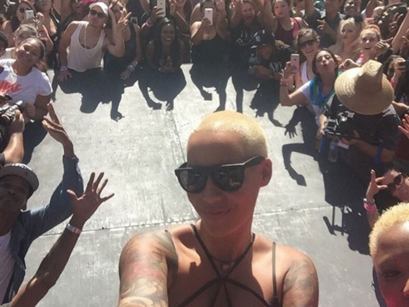 Amber Rose leads #SlutWalk in LA and speaks out against Kanye